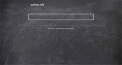 Desktop Screenshot of exabyte.info